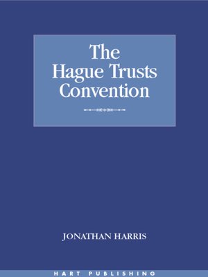 cover image of The Hague Trusts Convention